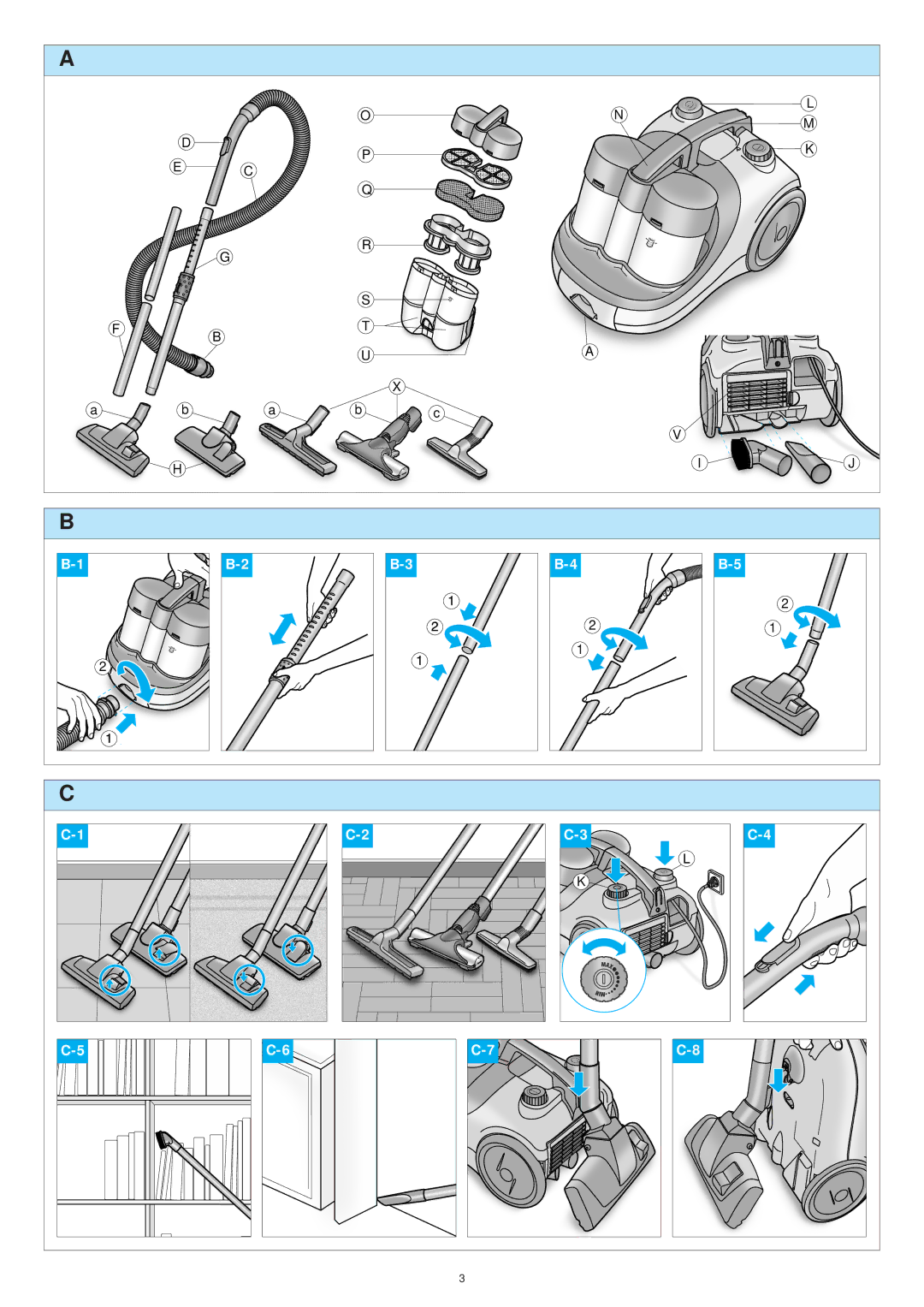 Panasonic MC-E8015 operating instructions 