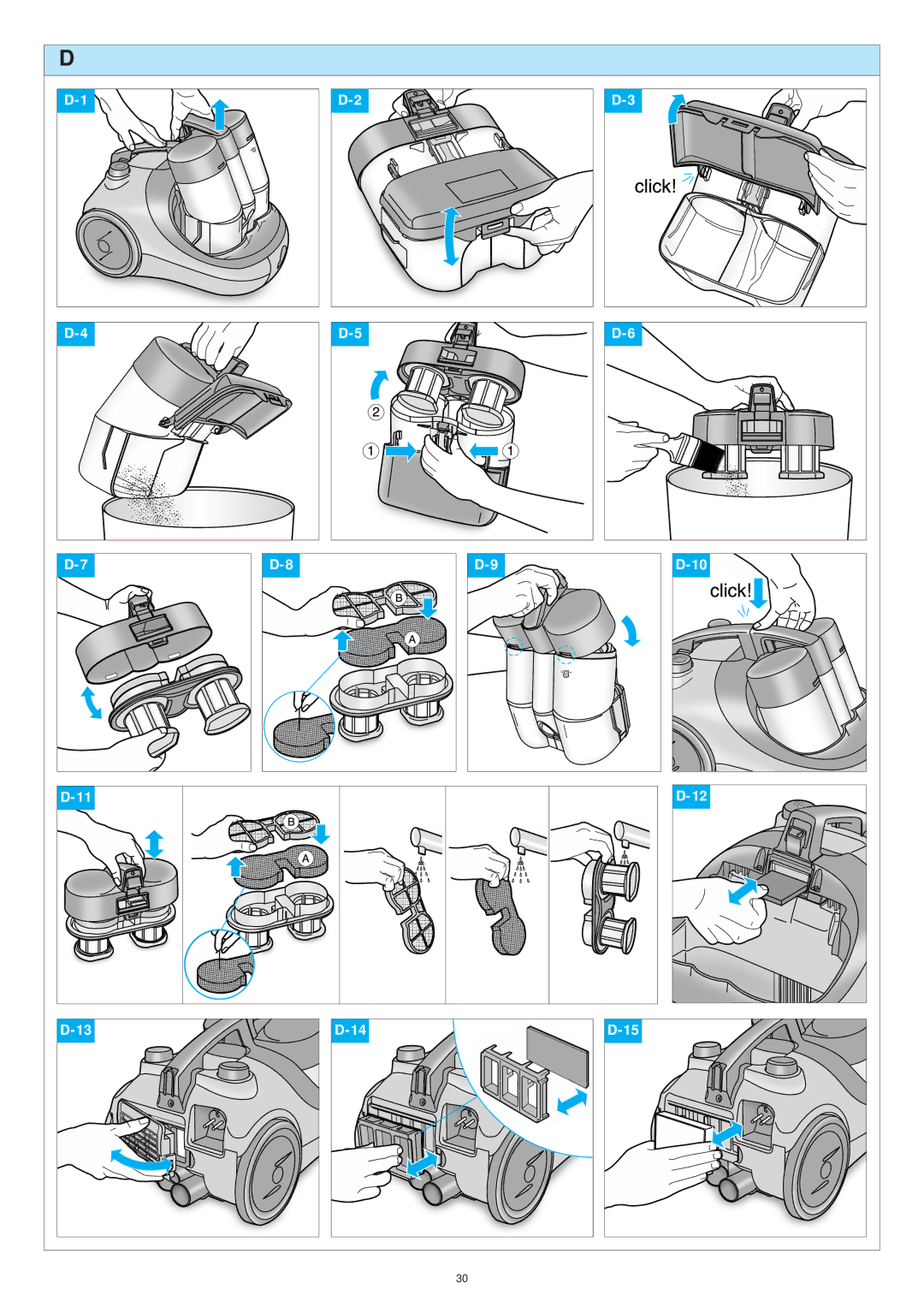 Panasonic MC-E8015 operating instructions 