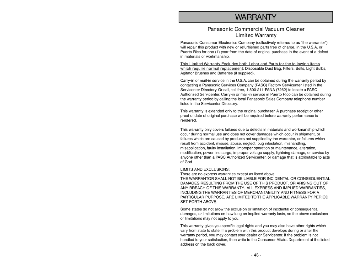 Panasonic MC-GG283 manuel dutilisation Importantes mesures de sécurité, Conserver CES Instructions 