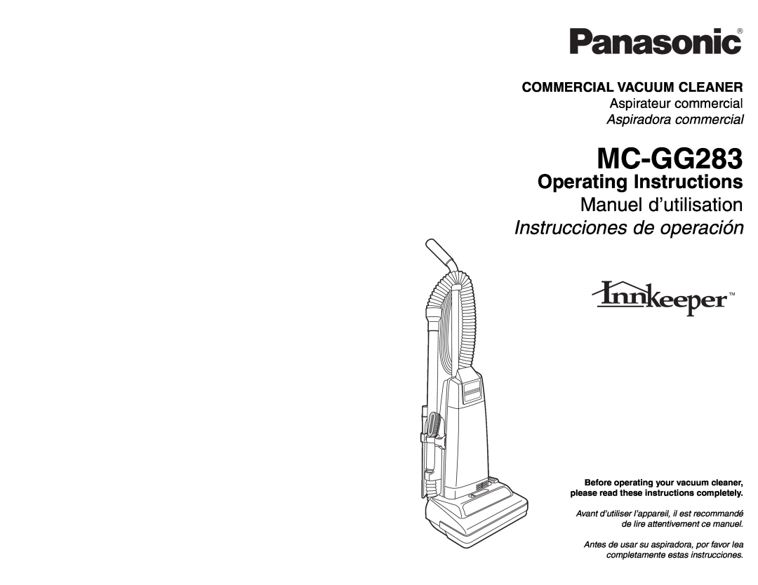Panasonic MC-GG283 manuel dutilisation 