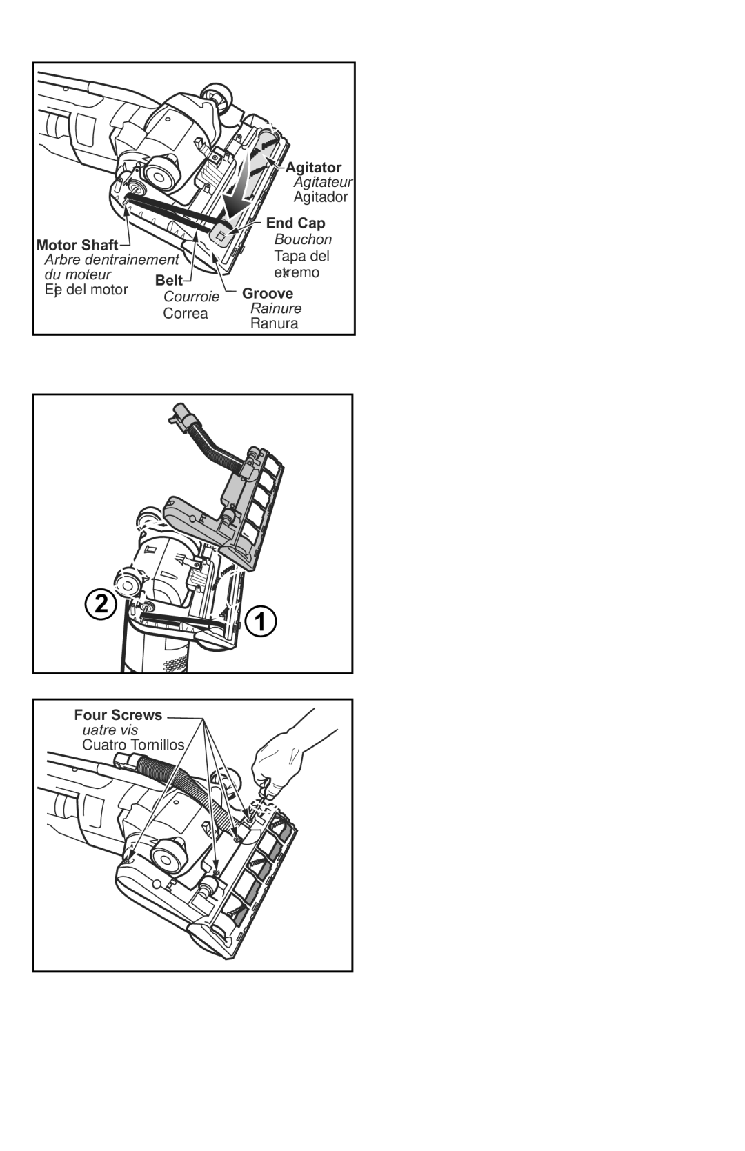 Panasonic MC-UL425 manuel dutilisation Agitator 