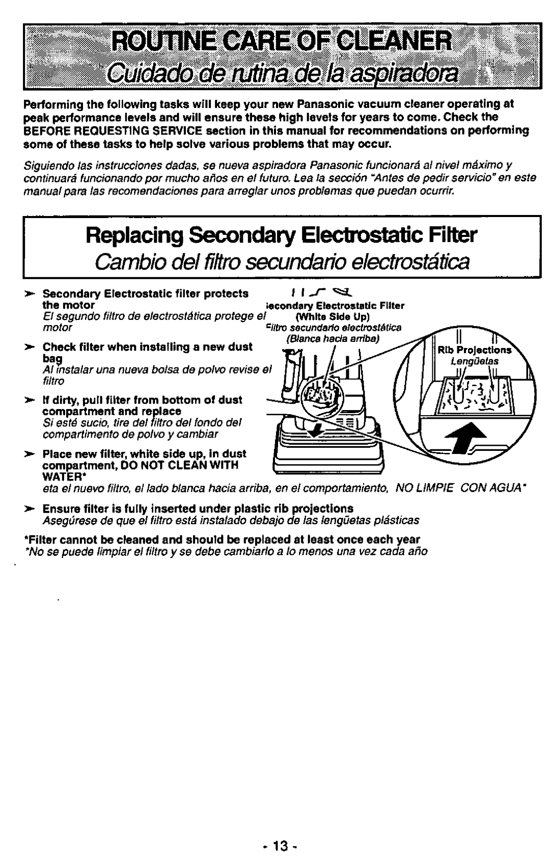 Panasonic MC-V5227 manual 