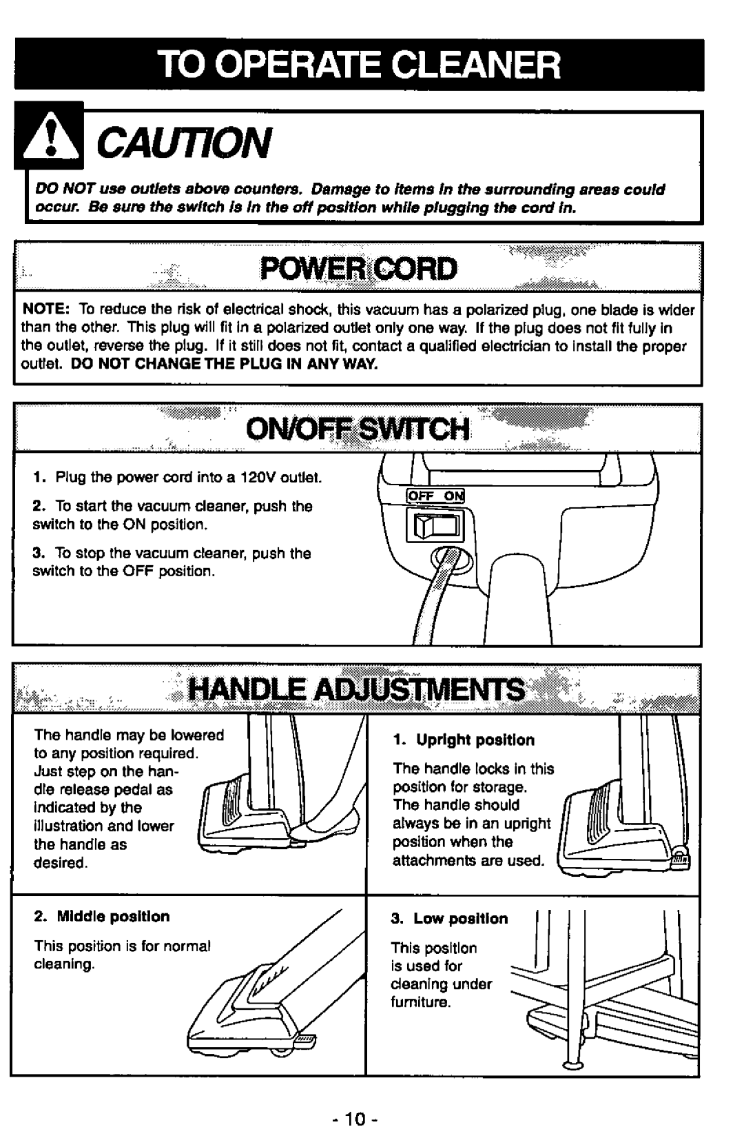 Panasonic MC-V5237 manual 