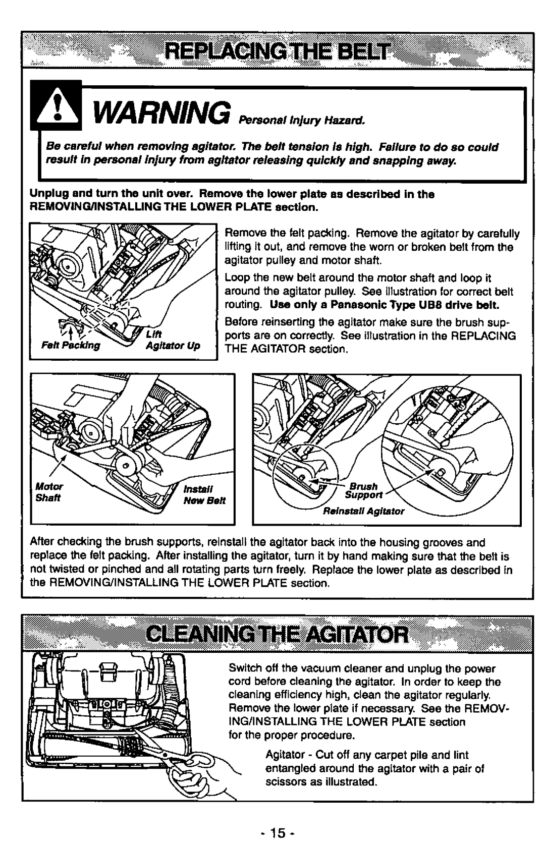 Panasonic MC-V5237 manual 