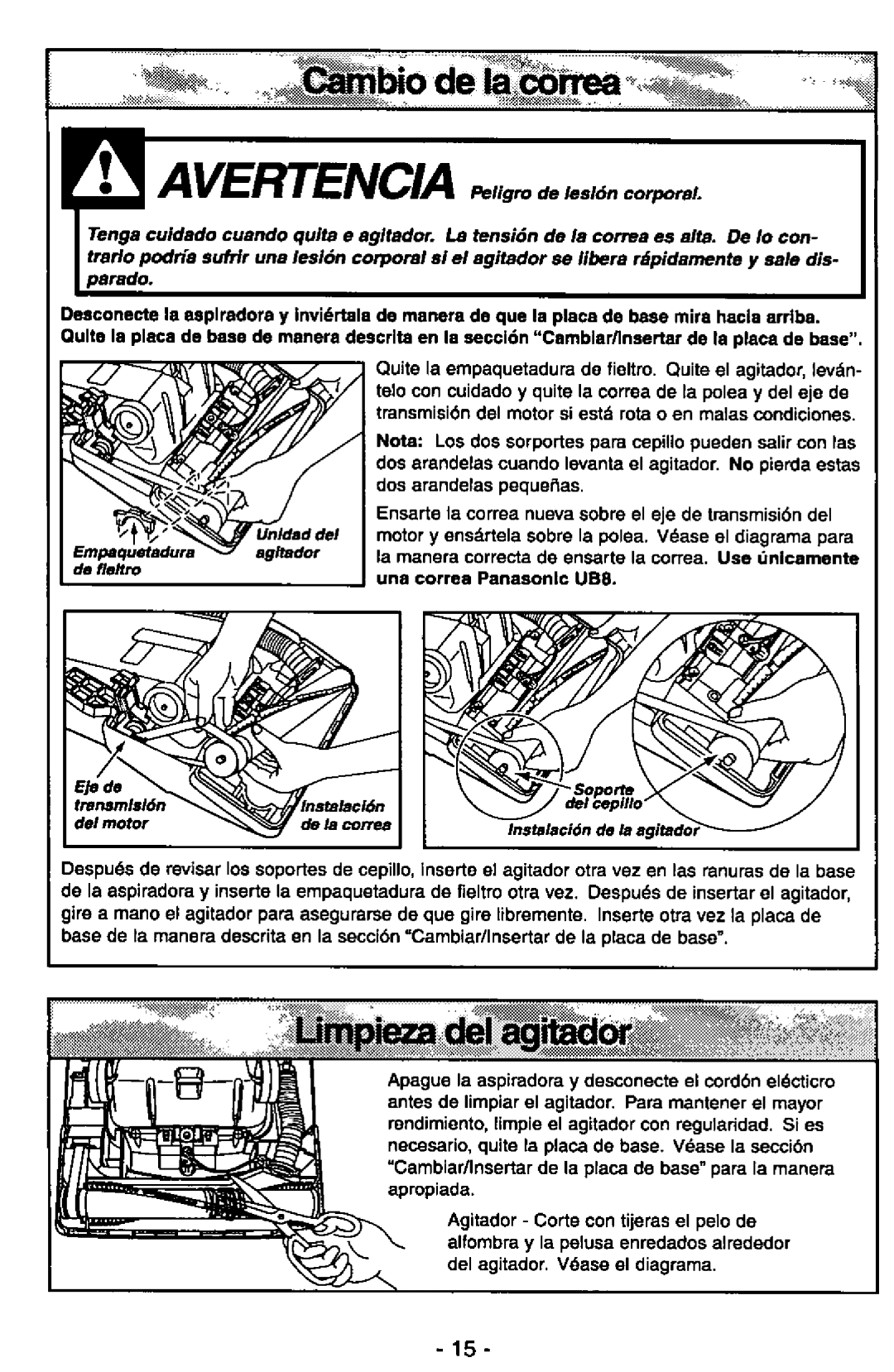 Panasonic MC-V5237 manual 