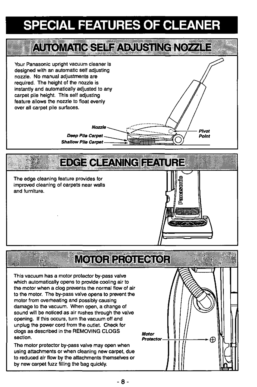 Panasonic MC-V5725 manual 
