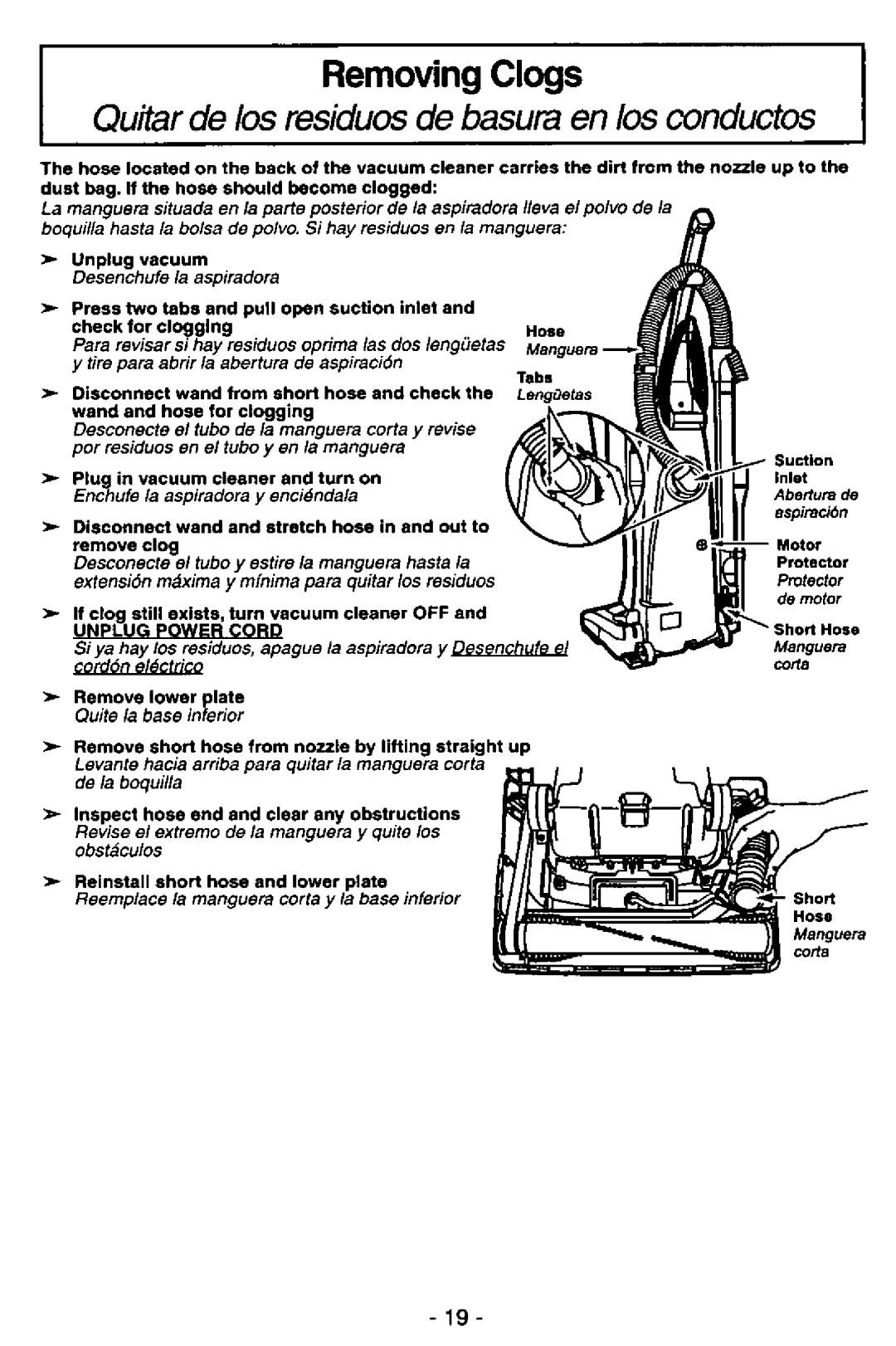 Panasonic MC-V5746 manual 