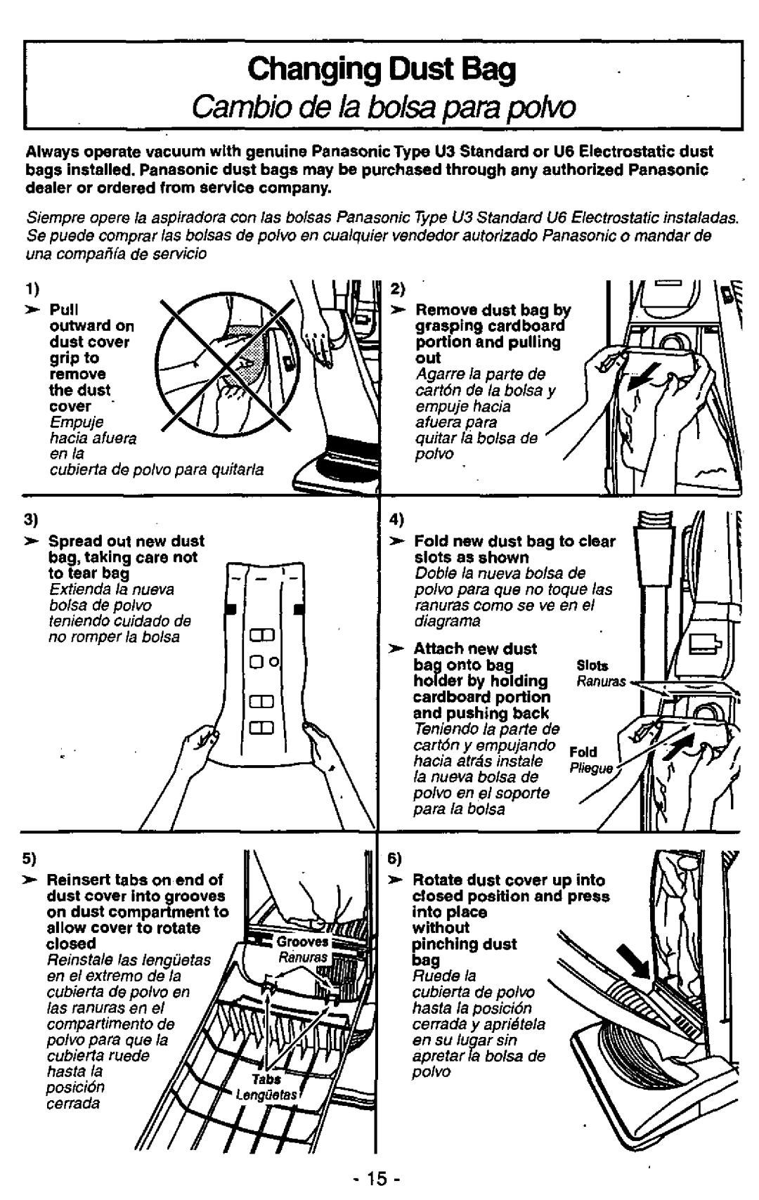 Panasonic MC-V5750 manual 