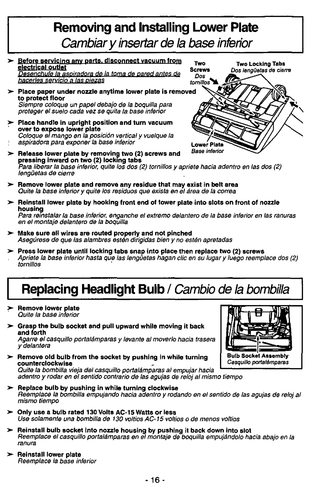 Panasonic MC-V5750 manual 