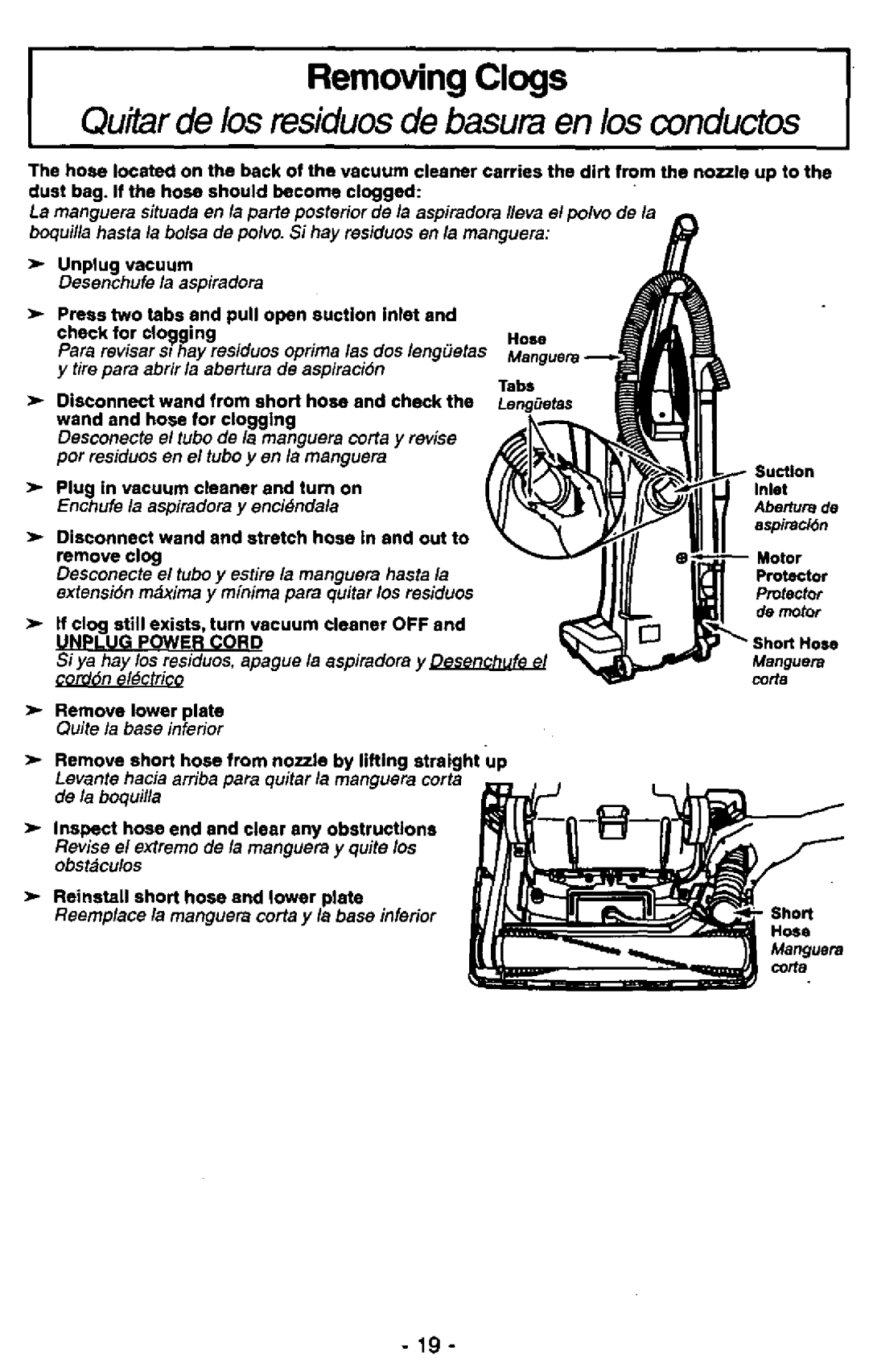 Panasonic MC-V5750 manual 