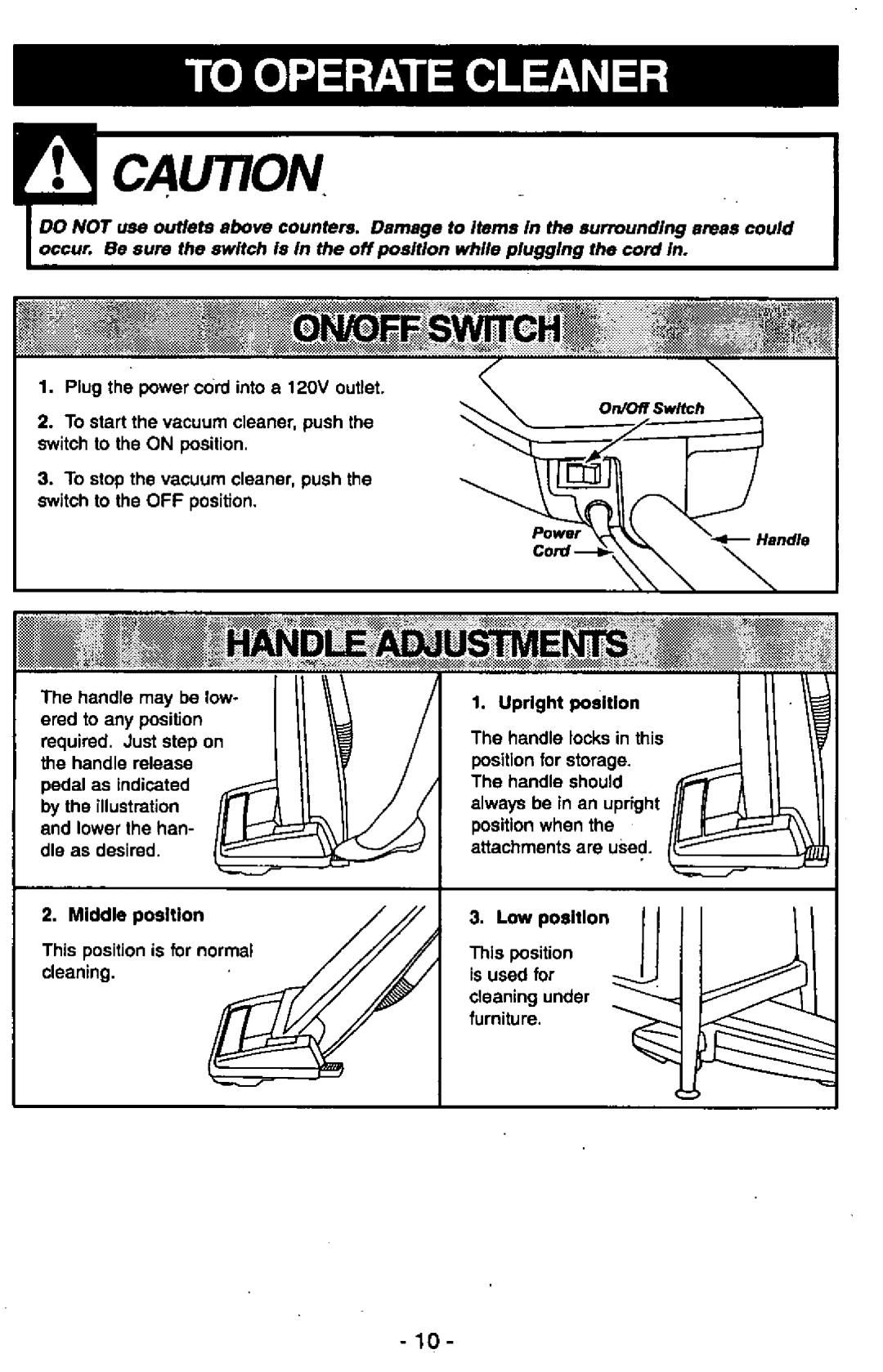 Panasonic MC-V6602 manual 