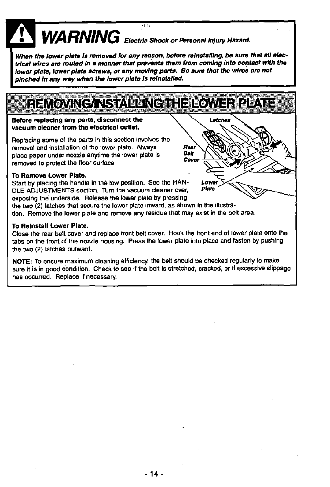 Panasonic MC-V6602 manual 