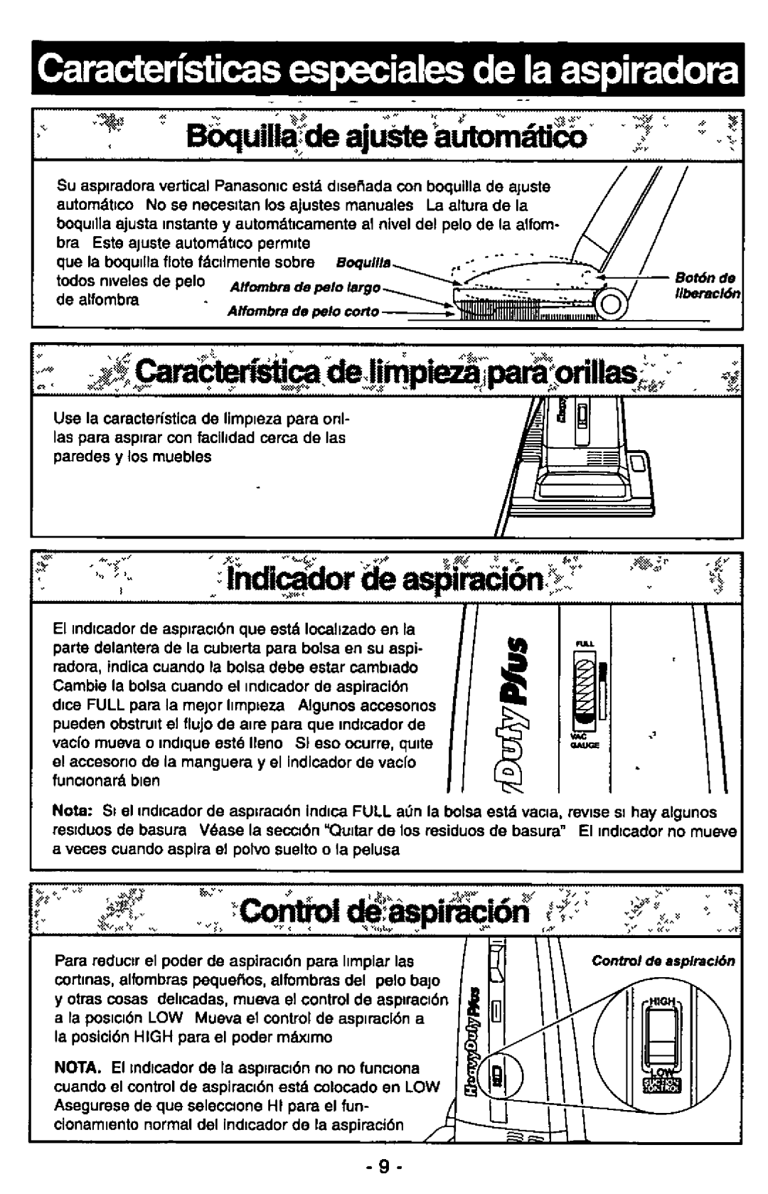 Panasonic MC-V6602 manual 