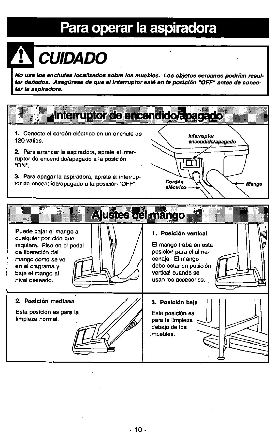 Panasonic MC-V6602 manual 