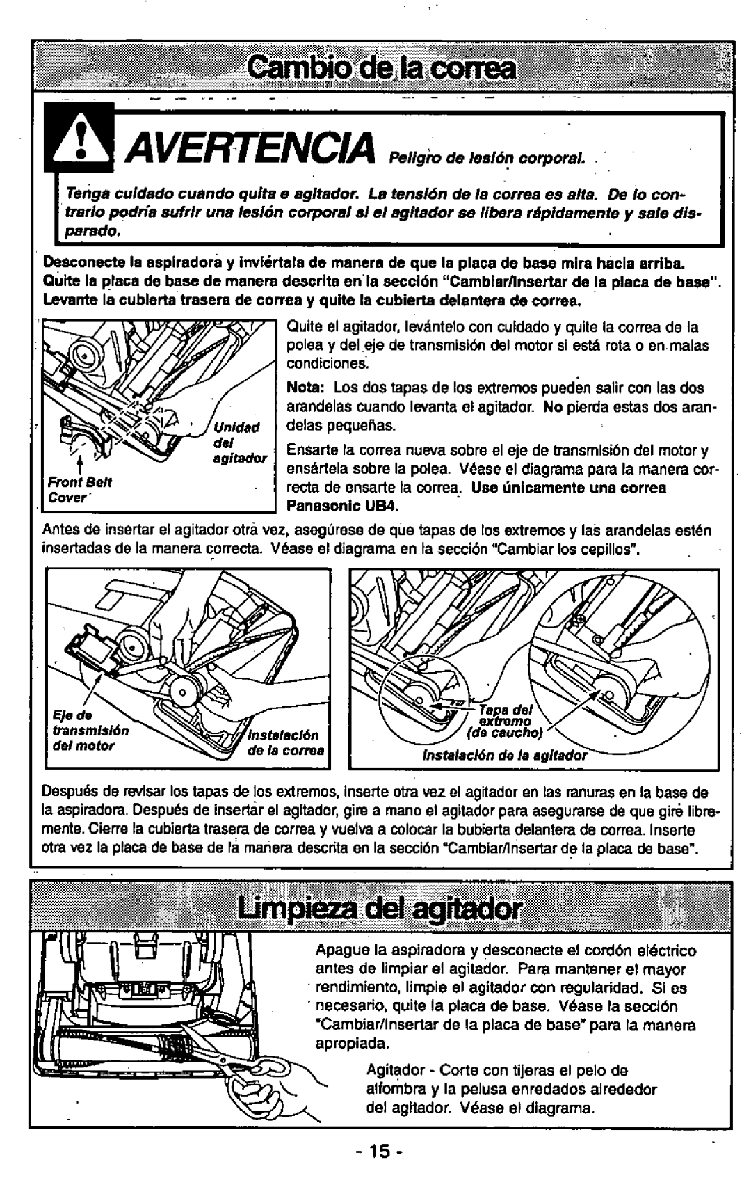 Panasonic MC-V6602 manual 