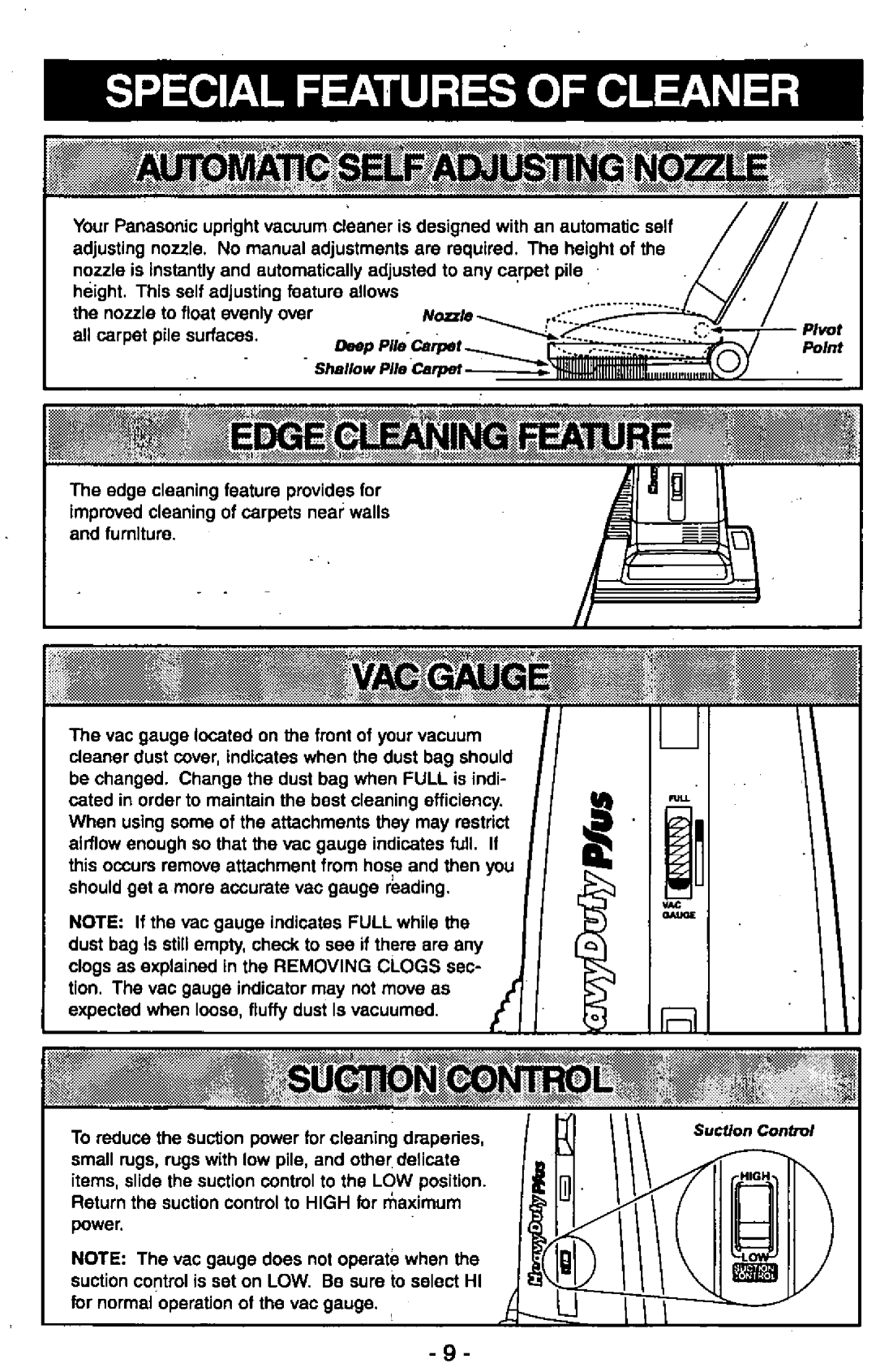 Panasonic MC-V6602 manual 