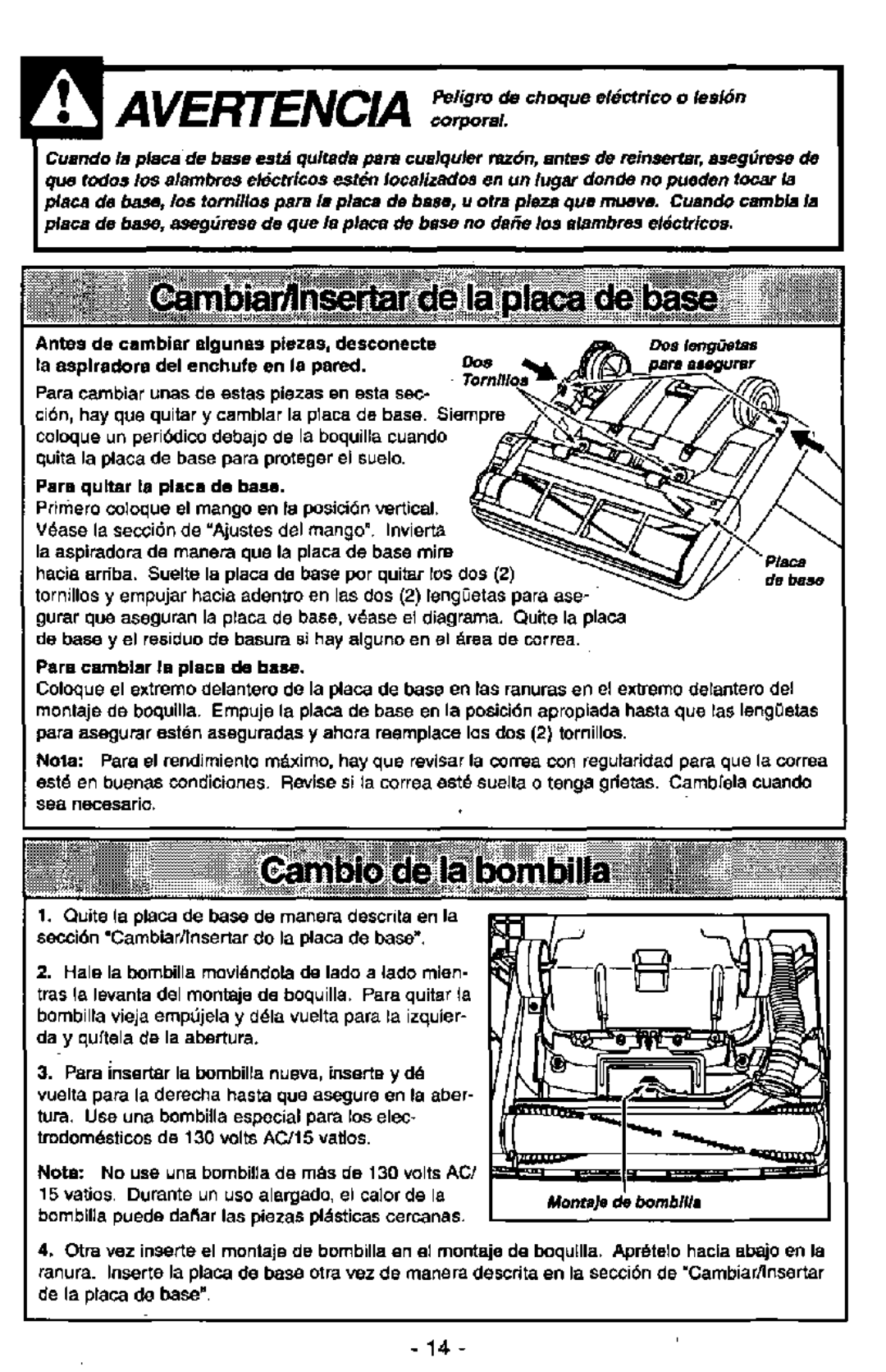 Panasonic MC-V7305 manual 