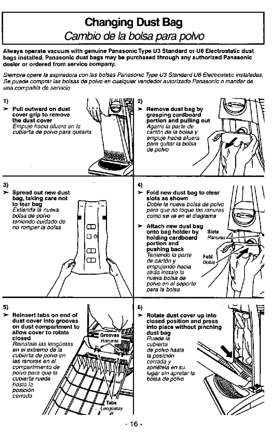 Panasonic MC-V7341 manual 