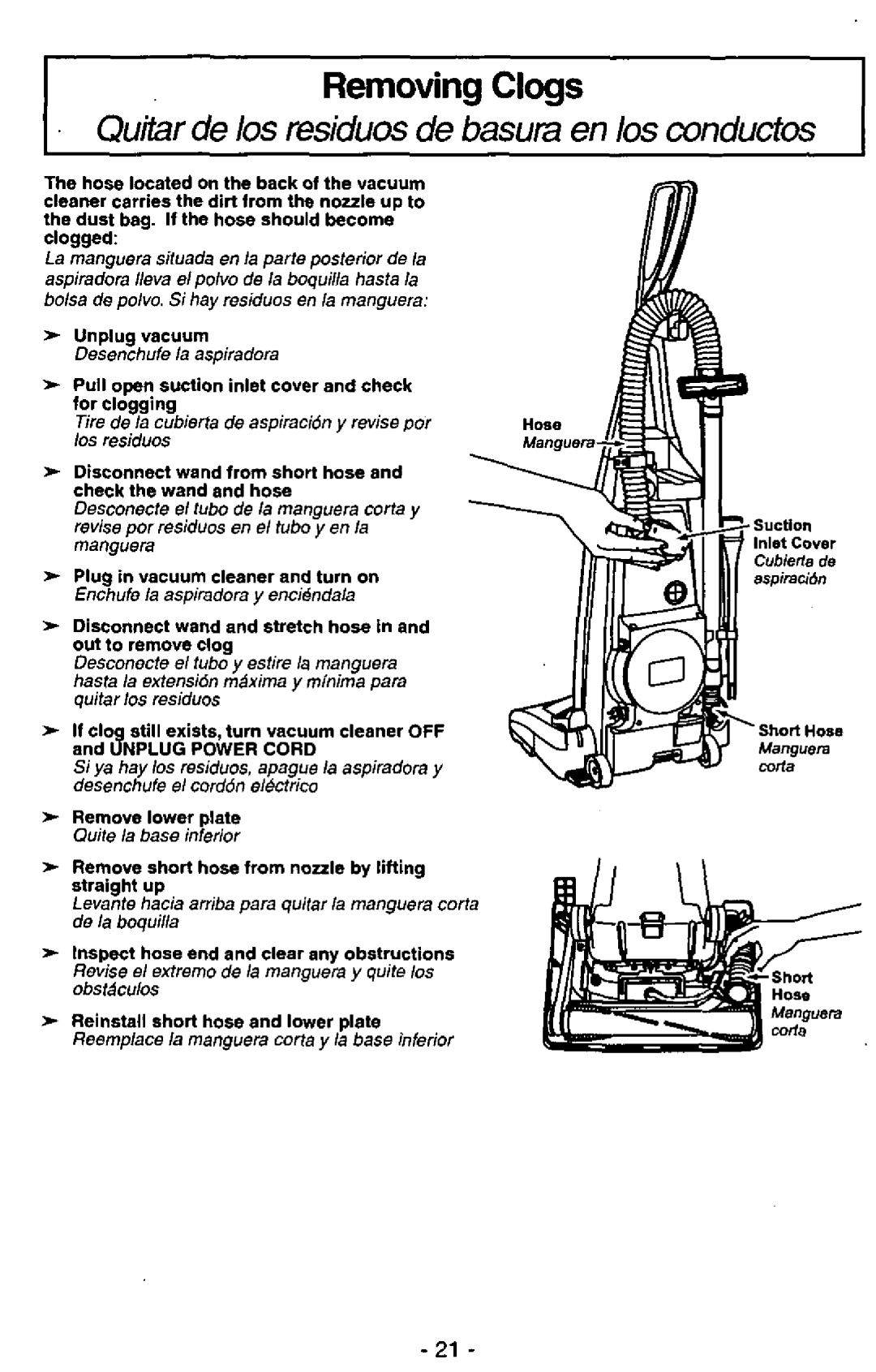 Panasonic MC-V7341 manual 