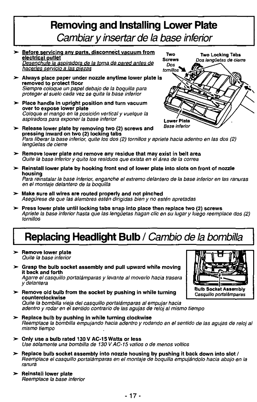 Panasonic MC-V7341 manual 