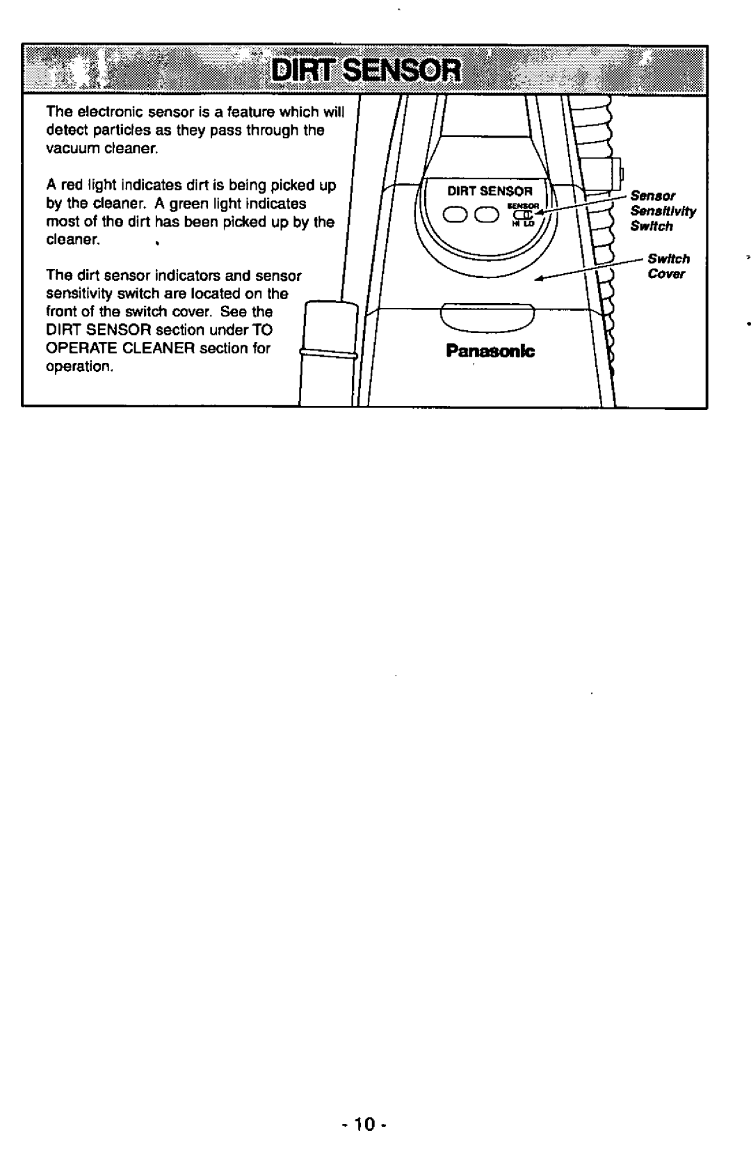 Panasonic MC-V7375 manual 