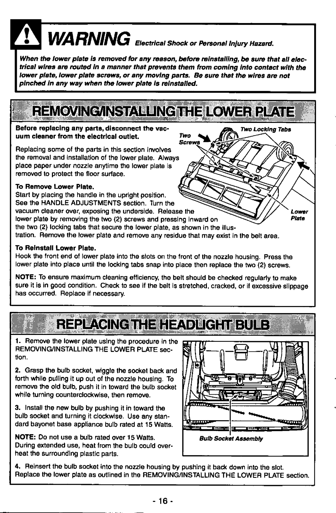 Panasonic MC-V7375 manual 