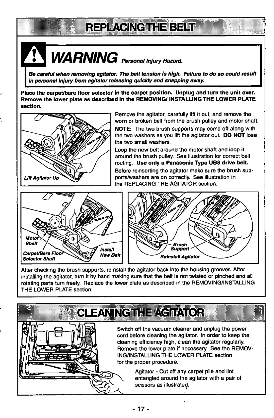 Panasonic MC-V7375 manual 