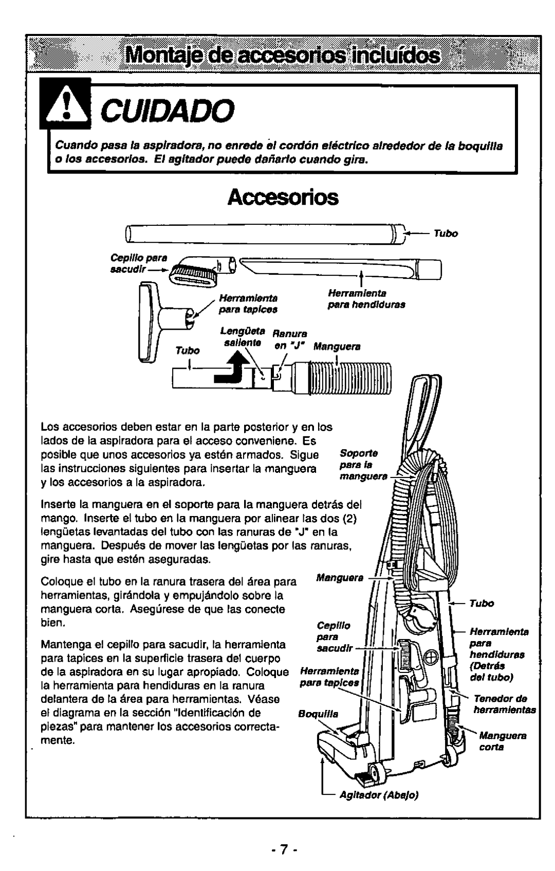 Panasonic MC-V7375 manual 