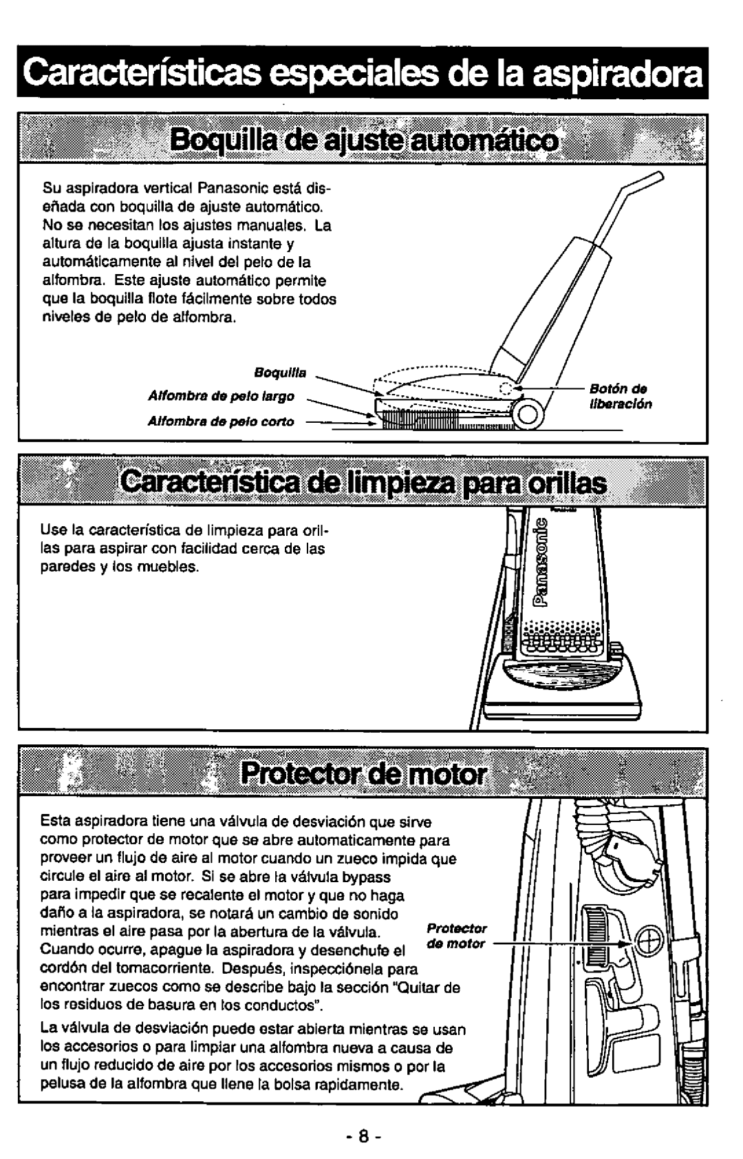 Panasonic MC-V7375 manual 