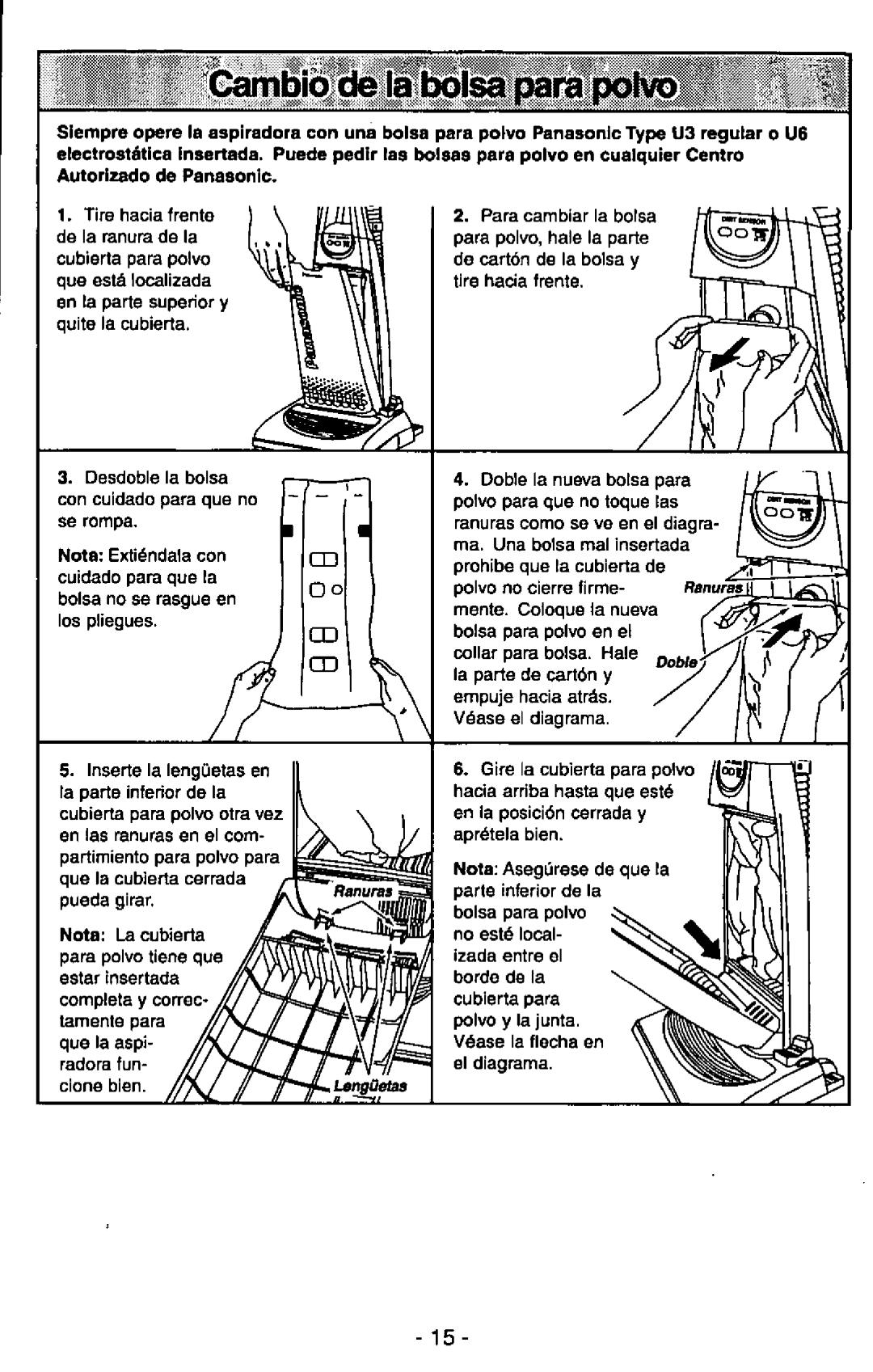 Panasonic MC-V7375 manual 