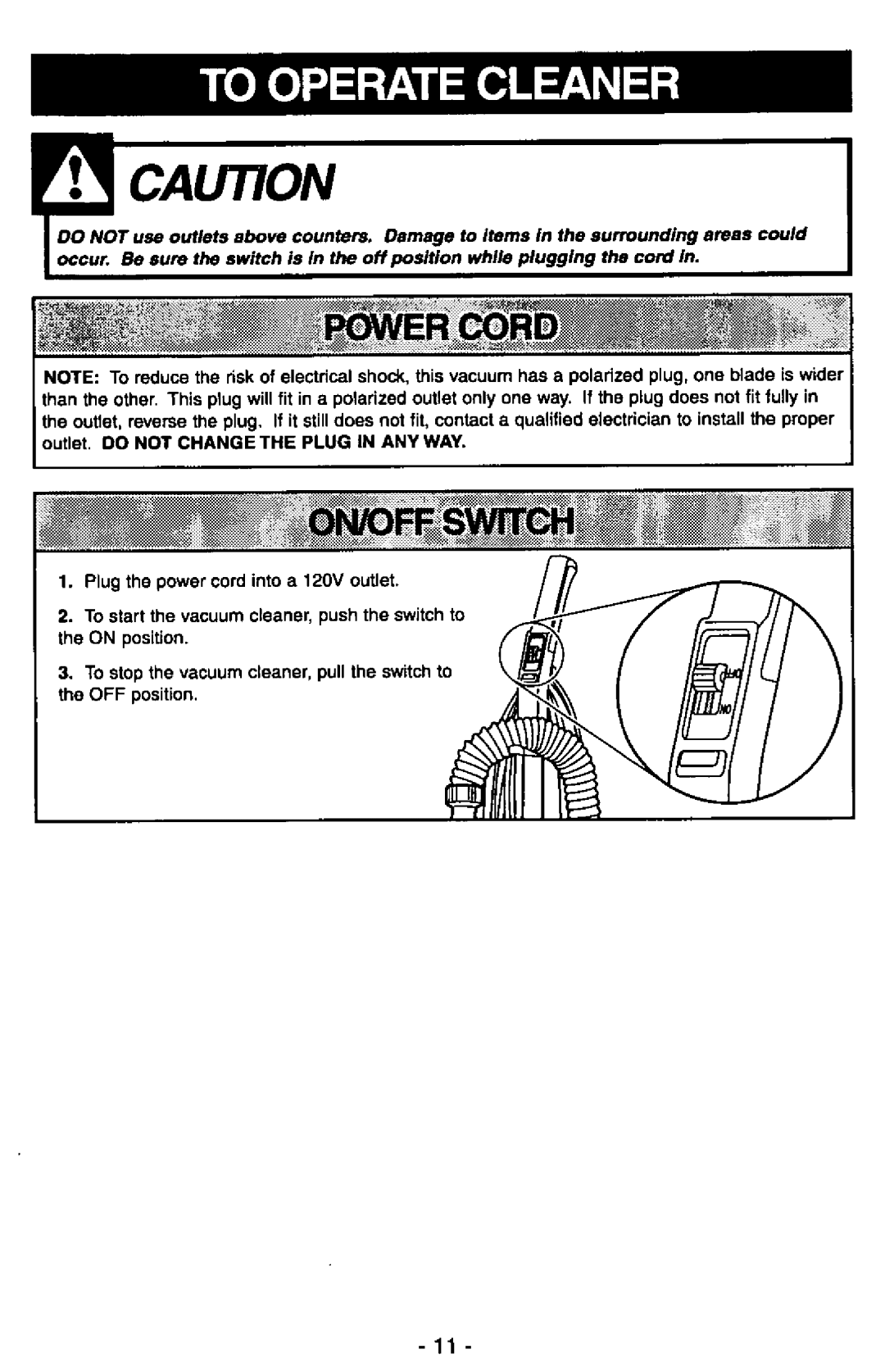 Panasonic MC-V7377 manual 