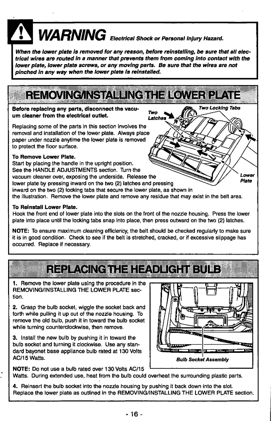 Panasonic MC-V7377 manual 