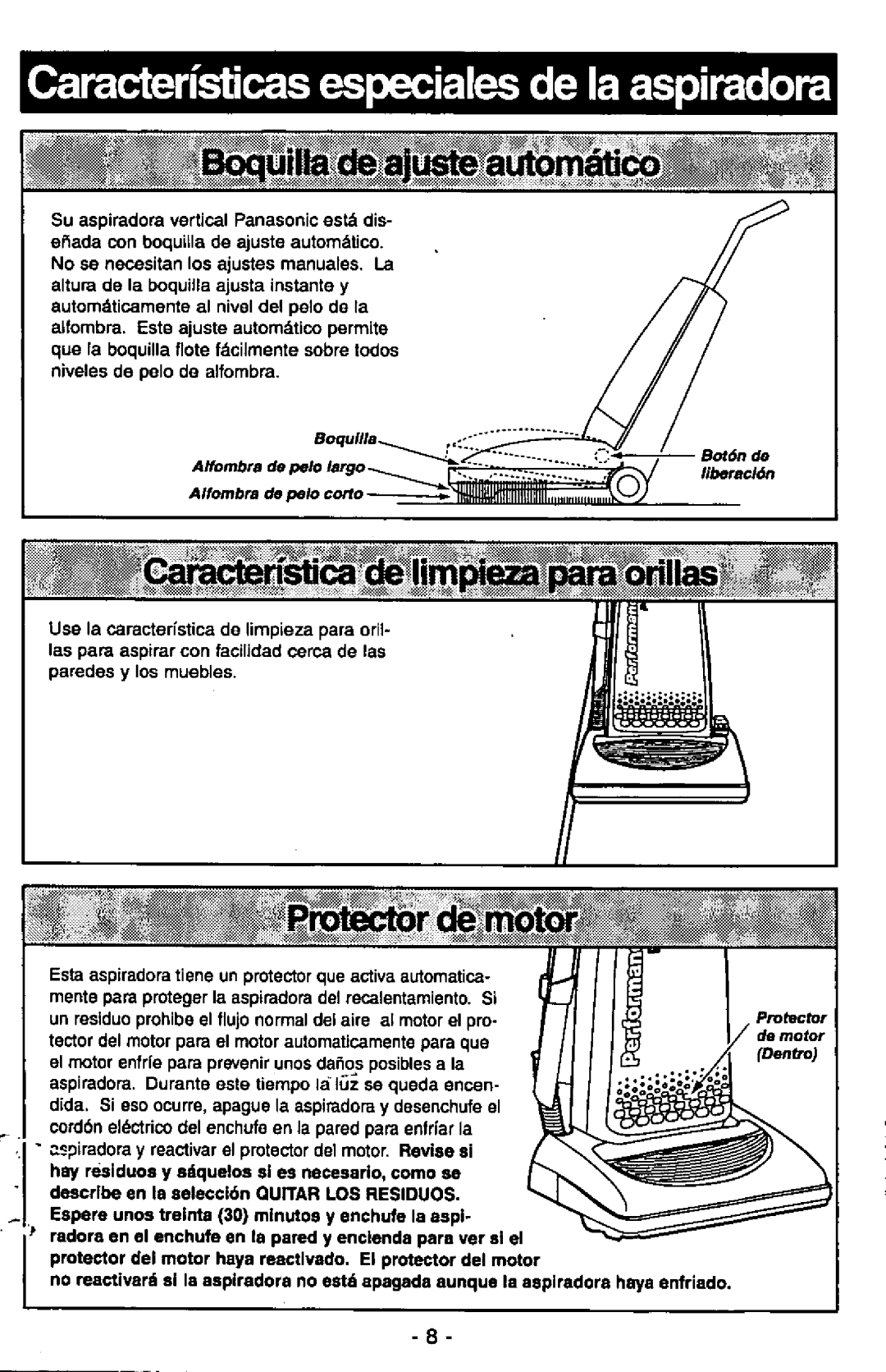 Panasonic MC-V7377 manual 