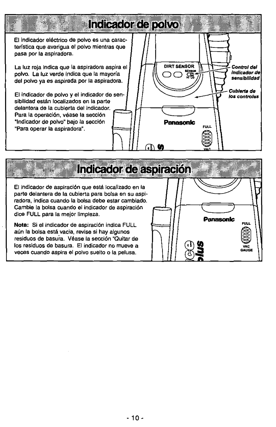 Panasonic MC-V7377 manual 