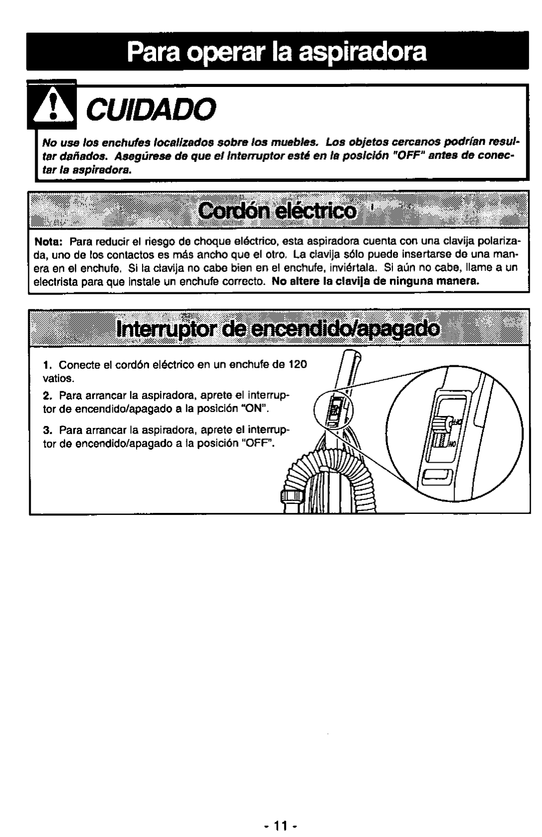 Panasonic MC-V7377 manual 