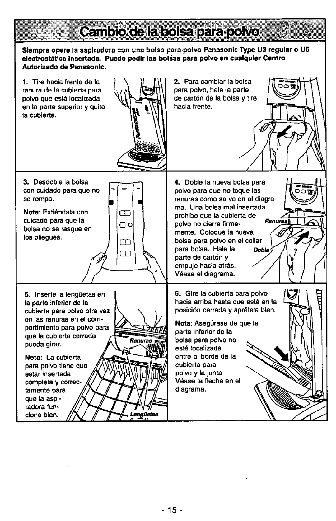 Panasonic MC-V7377 manual 