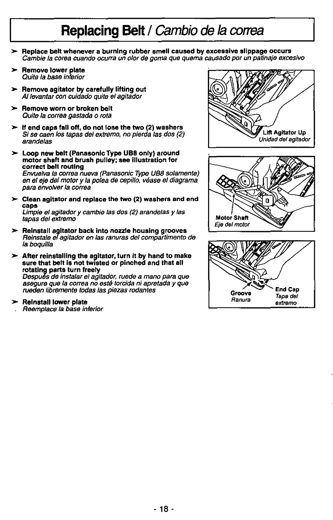 Panasonic MC-V7380 manual 