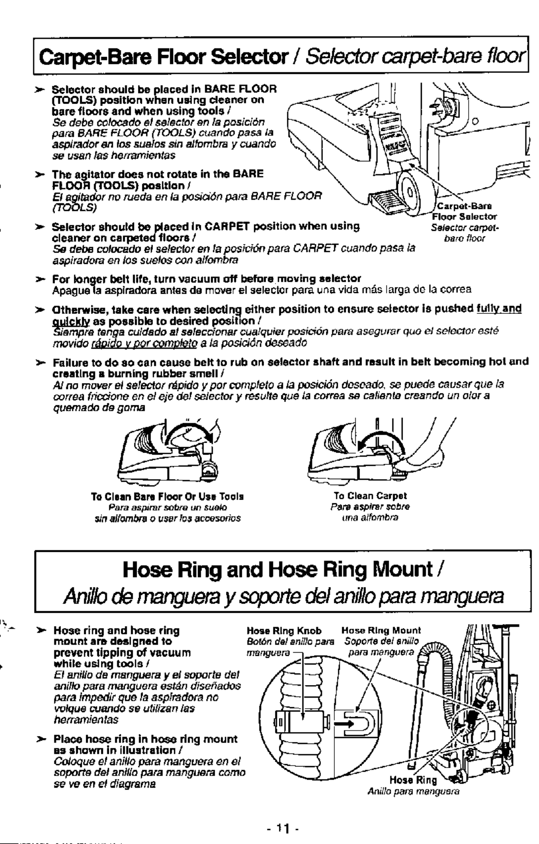 Panasonic MC-V7389 manual 