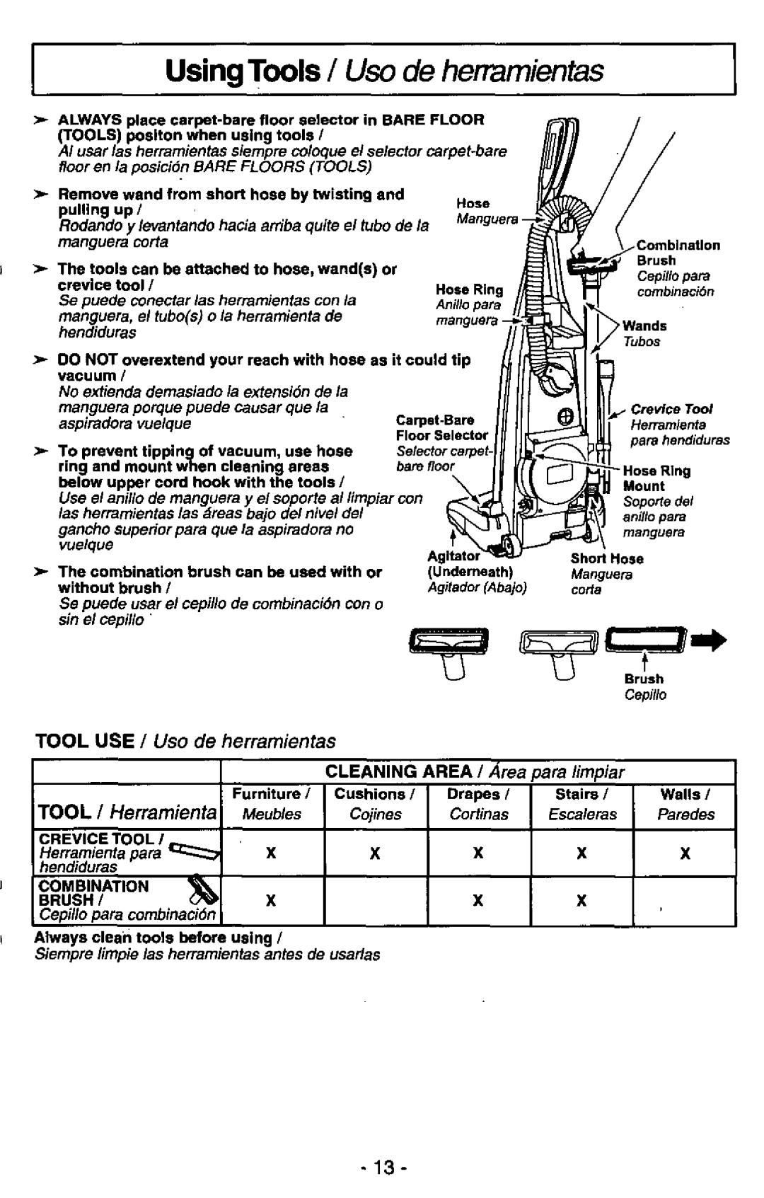 Panasonic MC-V7389 manual 