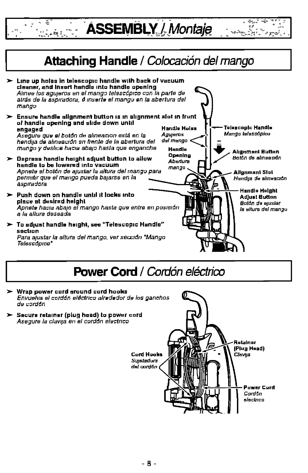 Panasonic MC-V7501 manual 