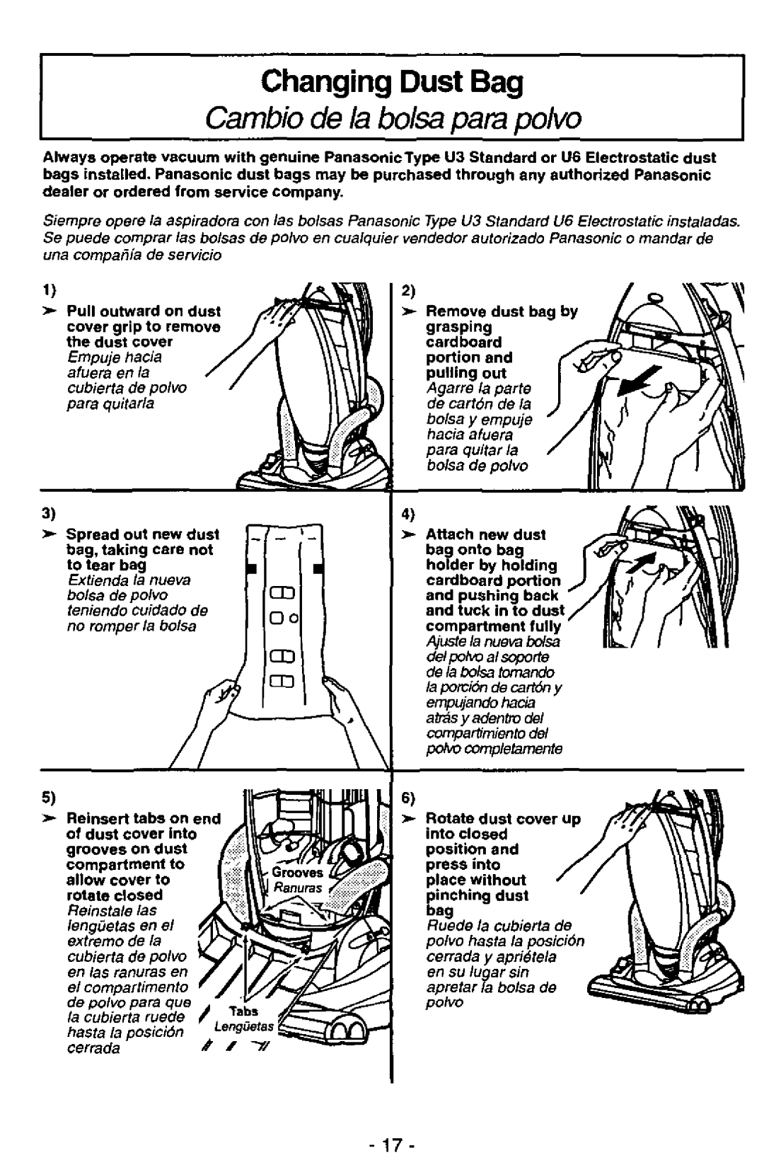 Panasonic MC-V7521 manual 