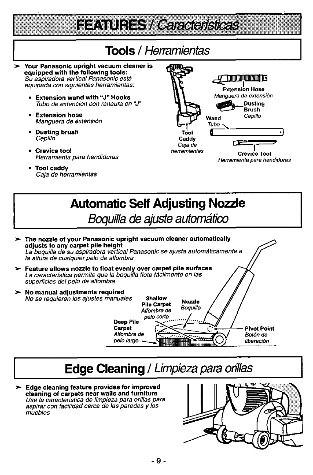 Panasonic MC-V7521 manual 