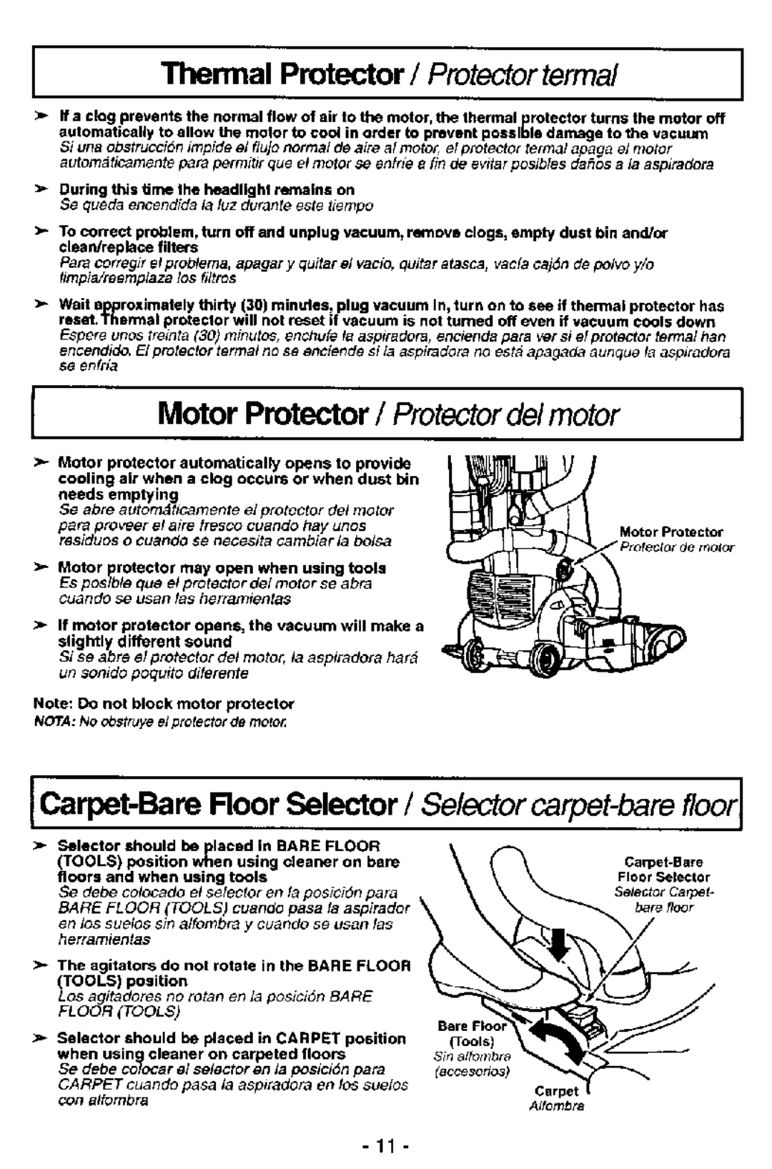 Panasonic MC-V7581 manual 