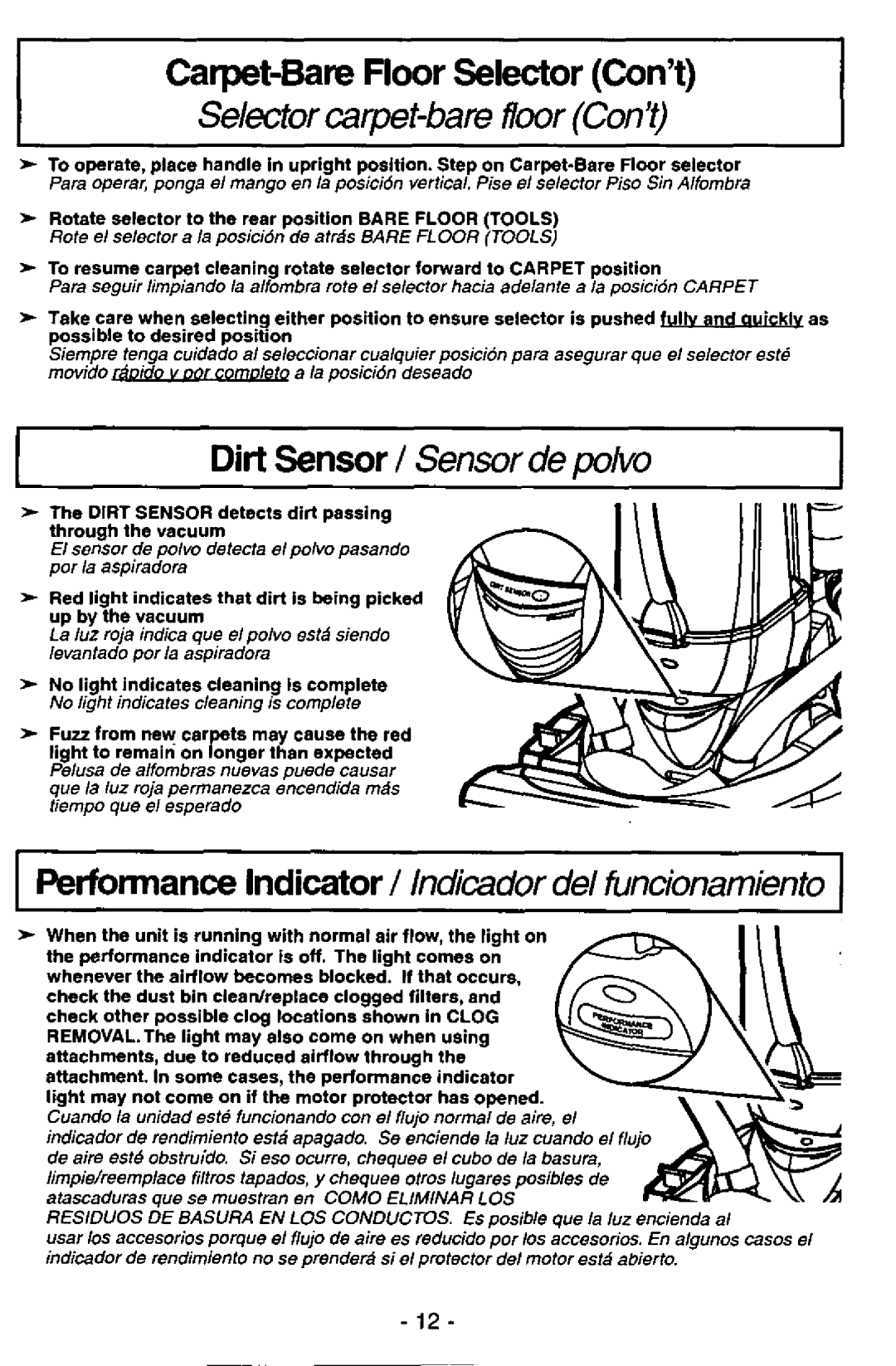 Panasonic MC-V7581 manual 