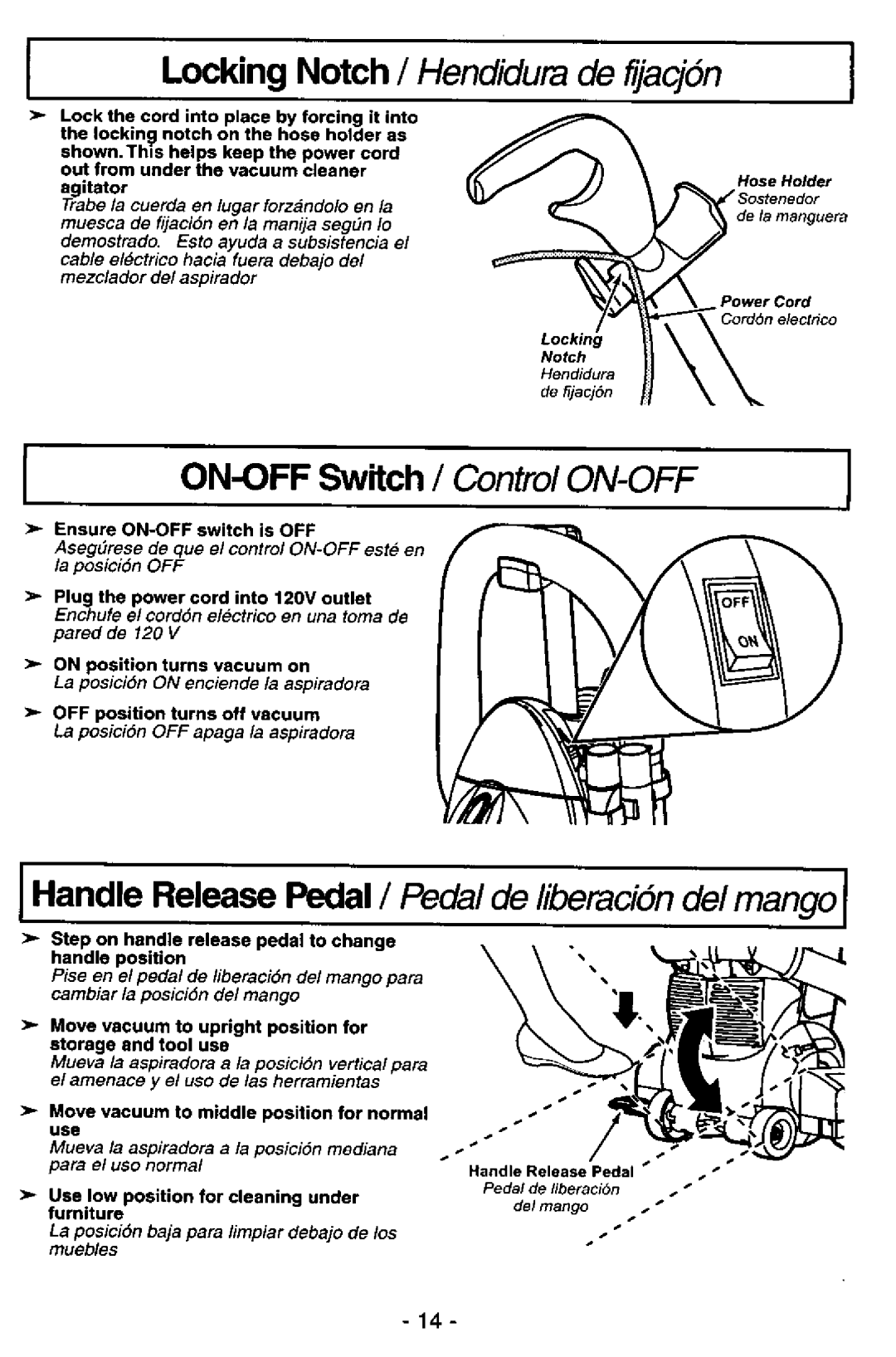 Panasonic MC-V7581 manual 