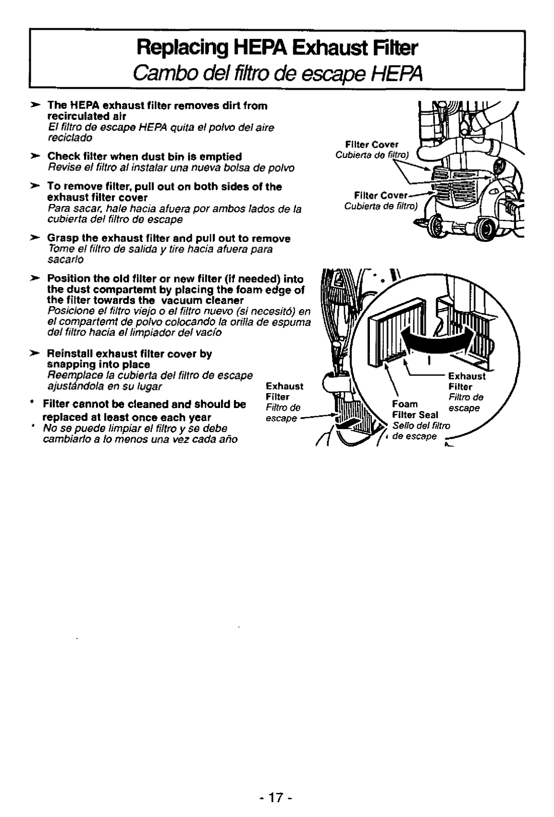 Panasonic MC-V7581 manual 