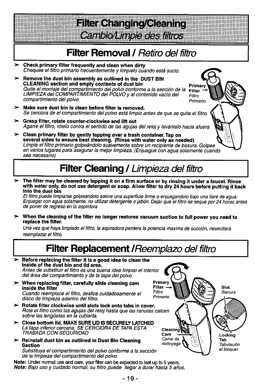 Panasonic MC-V7581 manual 