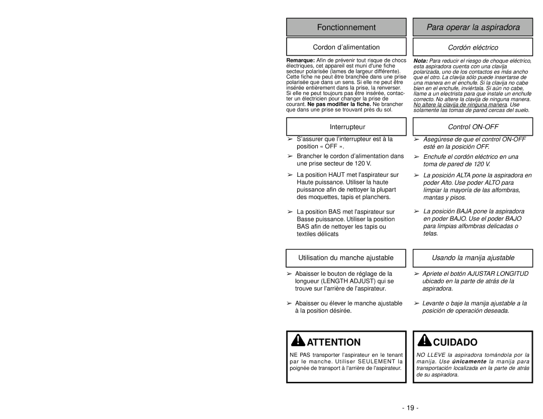 Panasonic MC-V7710 operating instructions Removing and Installing Lower Plate 