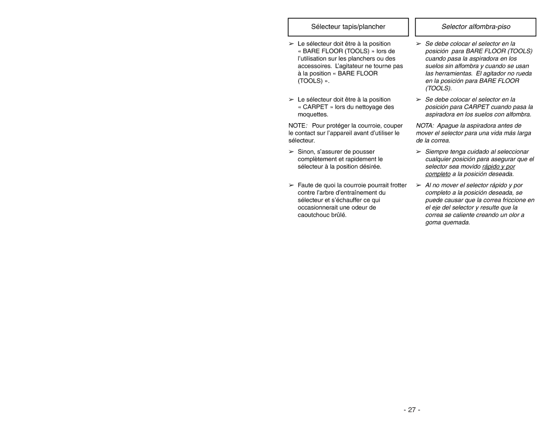 Panasonic MC-V7722 operating instructions Filter Changing and Cleaning, To Replace Primary Filter 