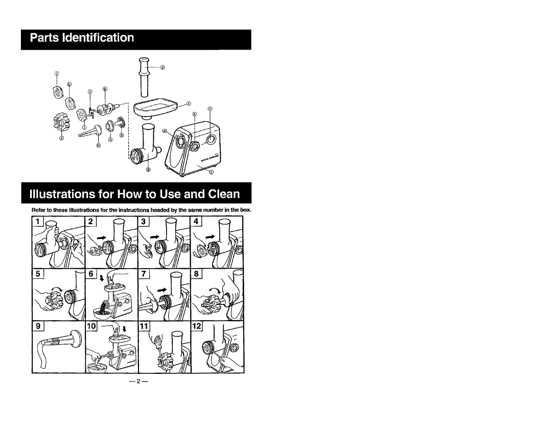 Panasonic MKG20NRW manual 